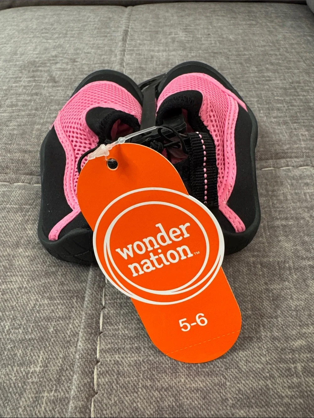 wonder nation Kids Water Shoes‎ - Blue & Yellow and Pink & Black